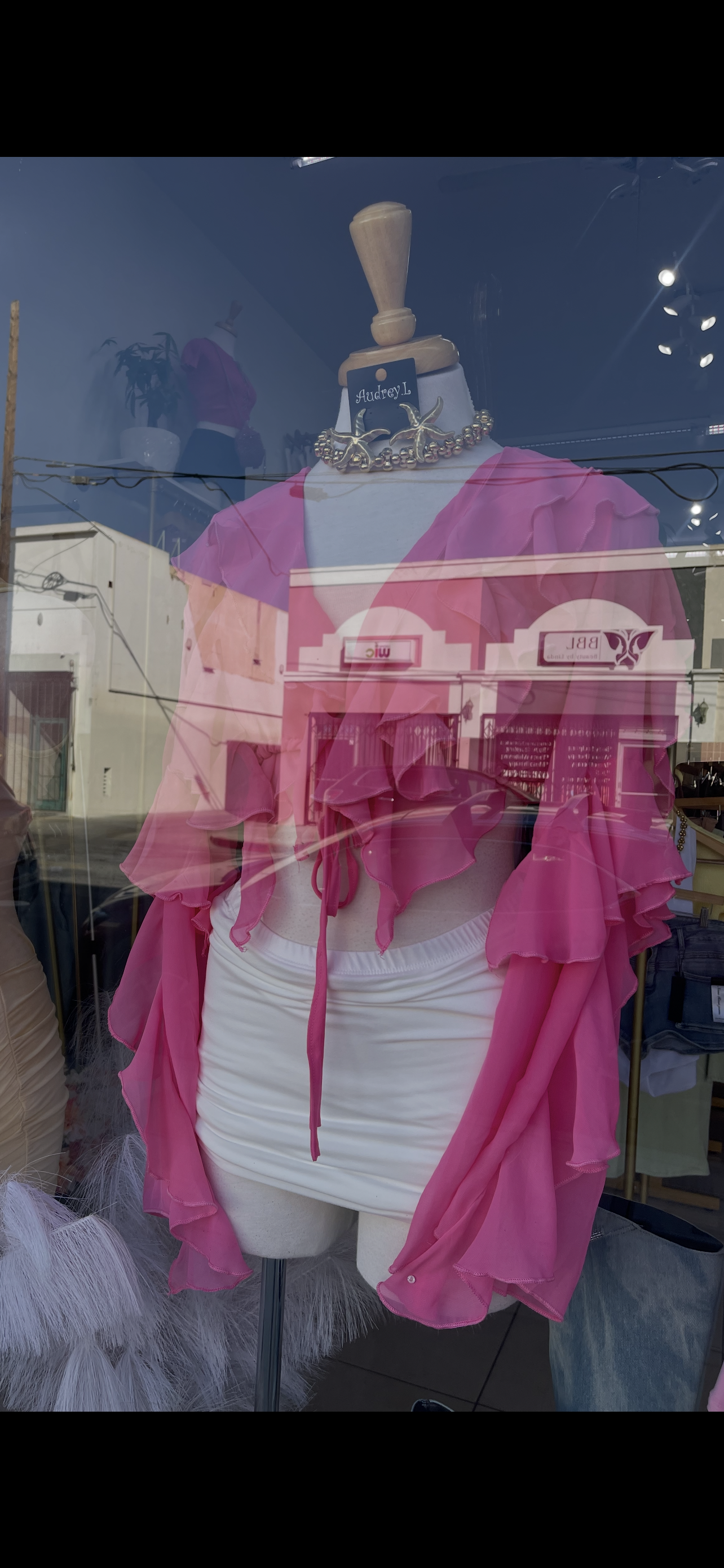 Pink Ruffle Summer Top