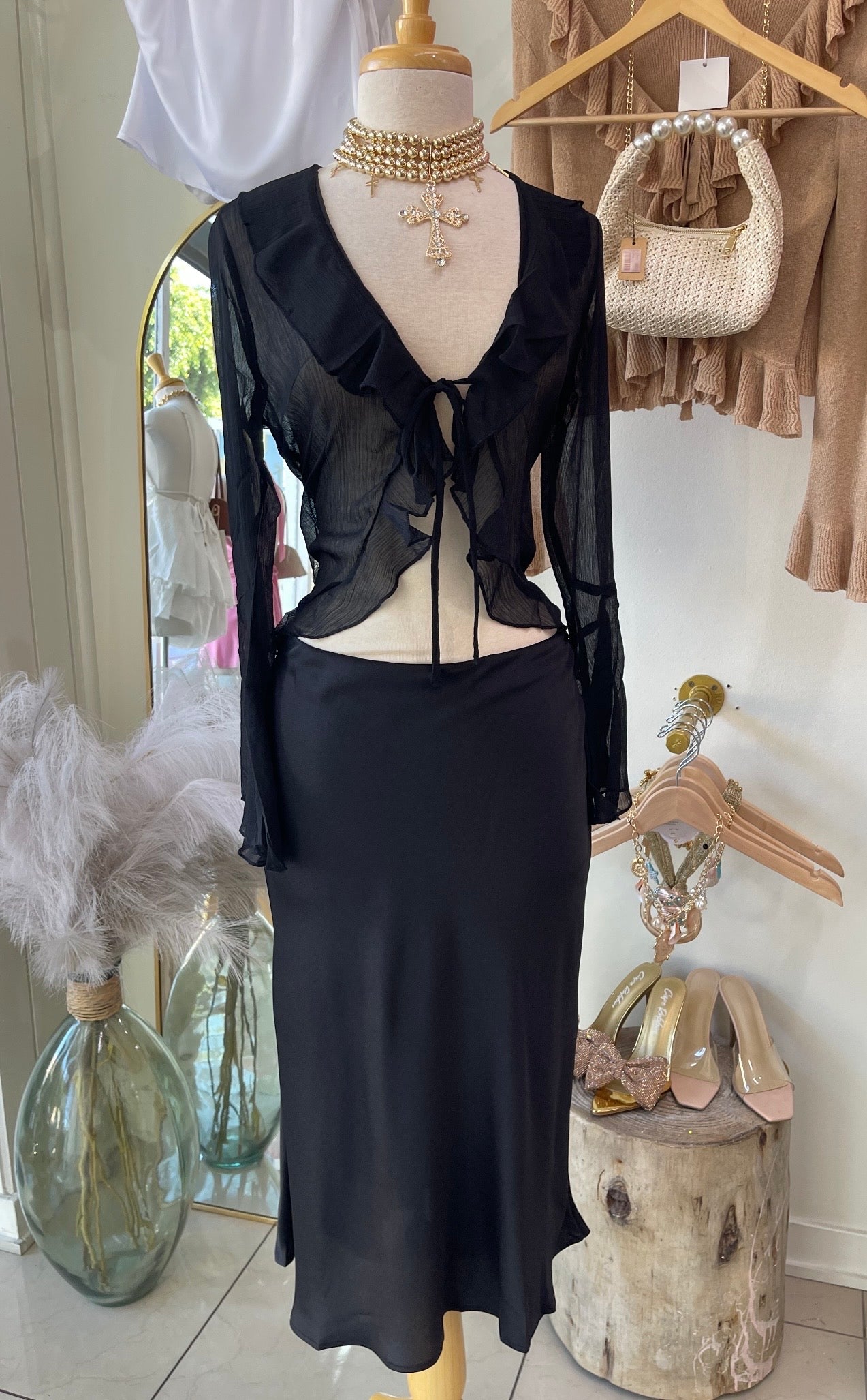 Ruffle Dressy Blouse