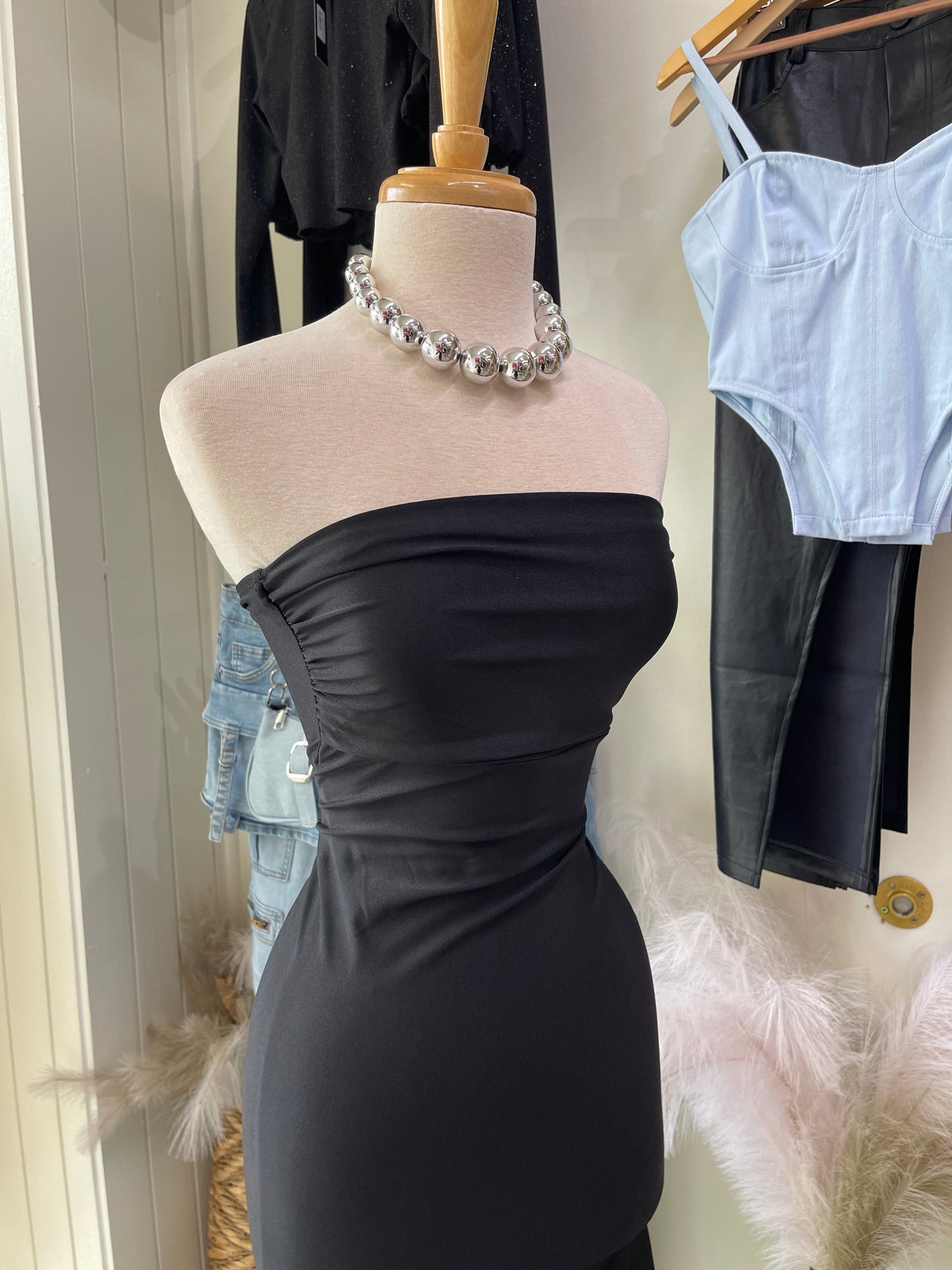 Zahra Black Dressy Dress