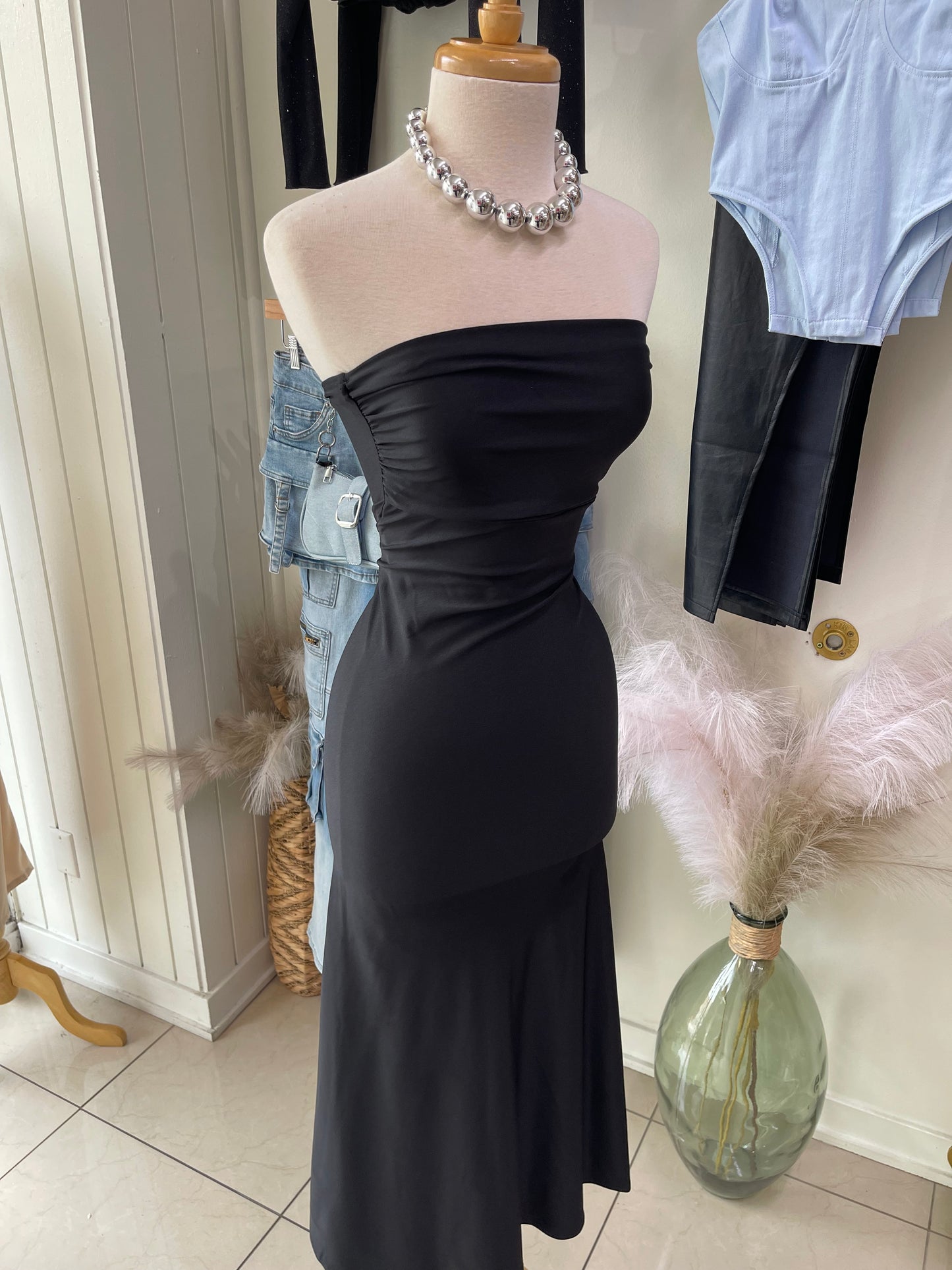 Zahra Black Dressy Dress