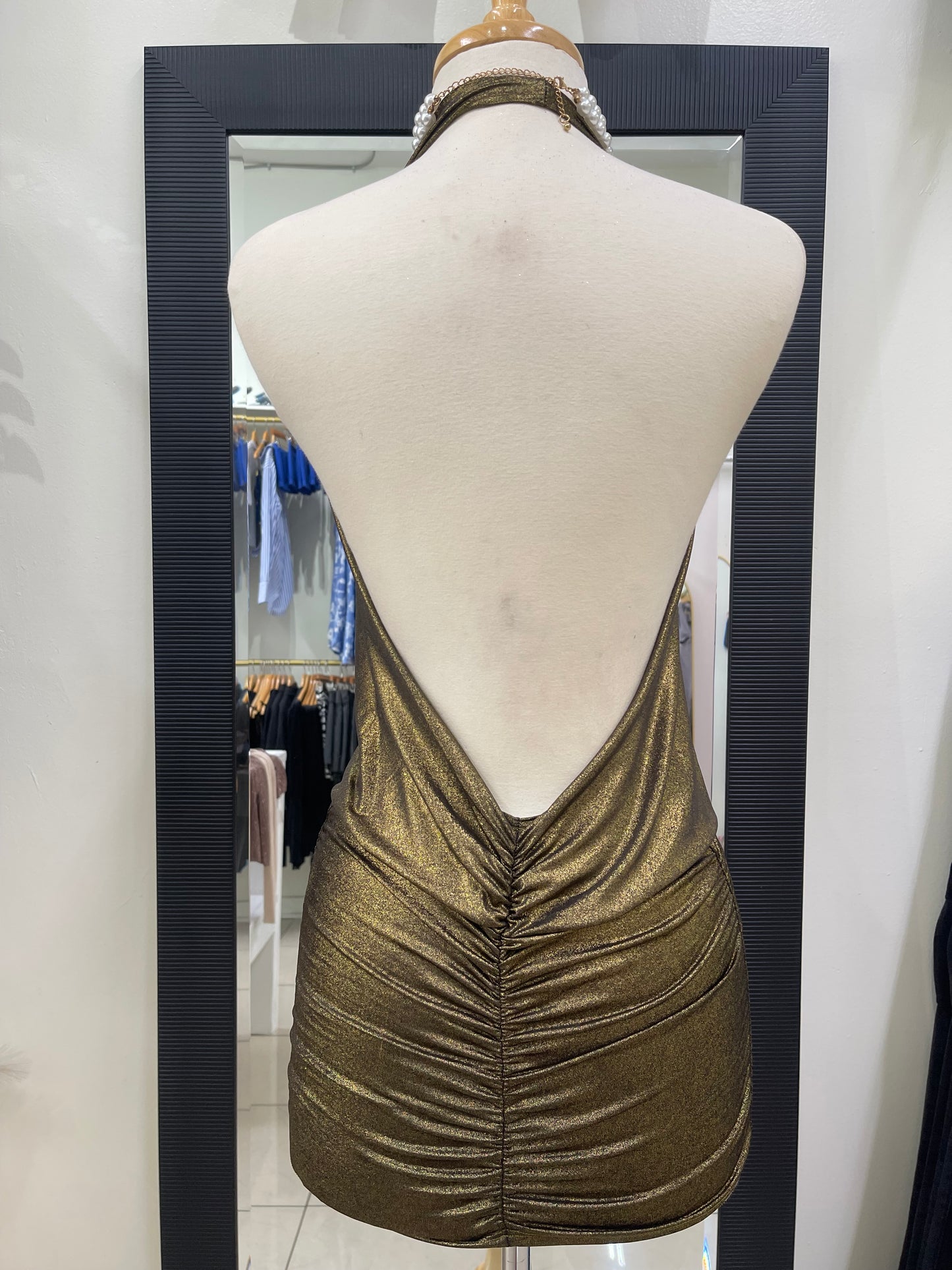 Metallic Gold Dress