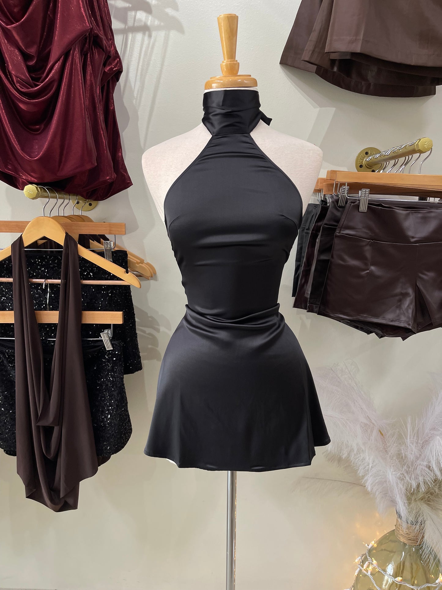 Satin Tassel Dress 🪩