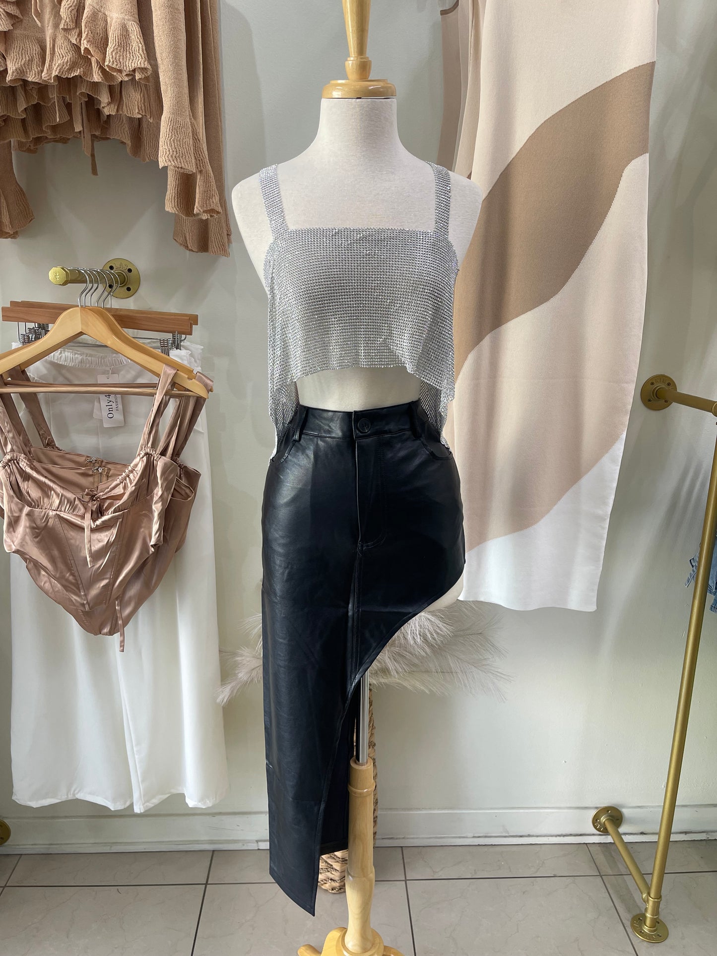 Black Leather Skirt 🖤