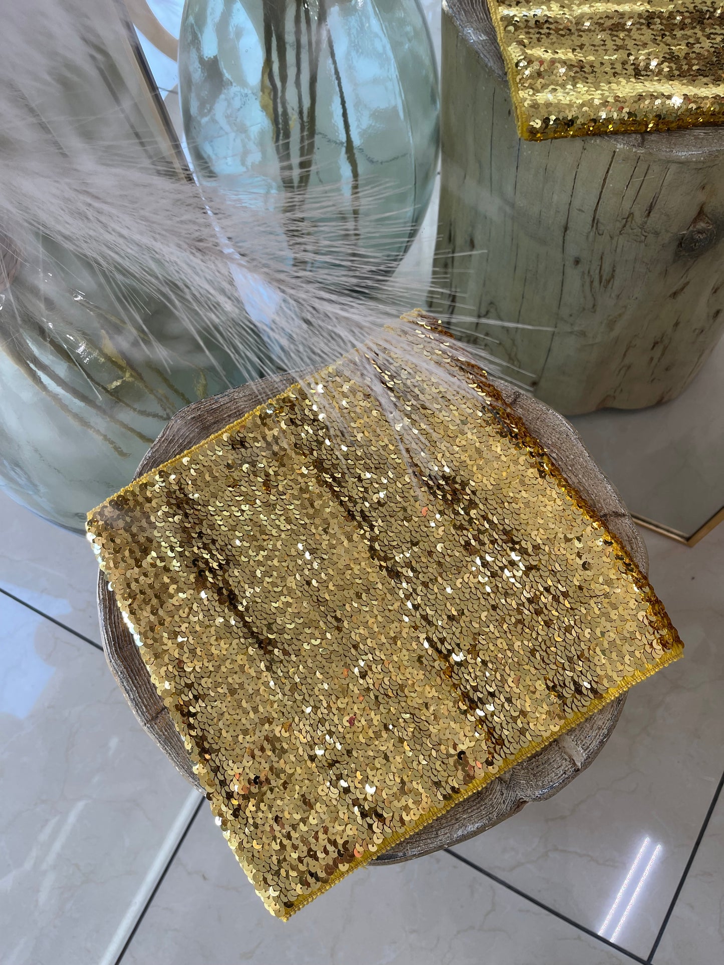 Y Gold Micro Mini Skirt