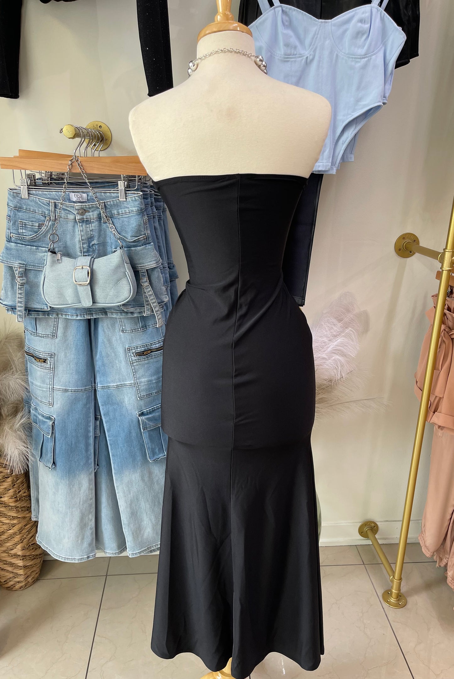 Zahra Black Dressy Dress