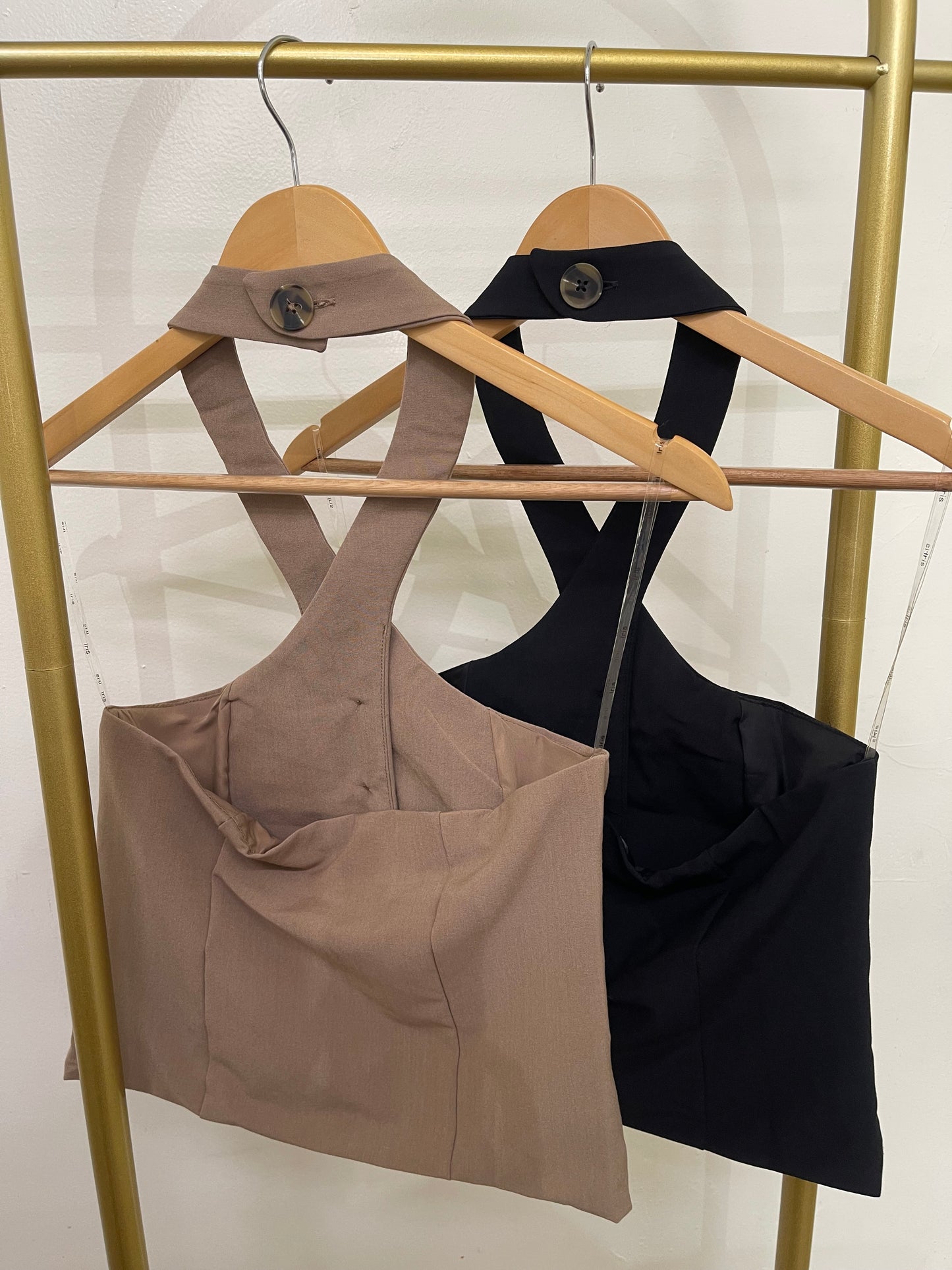 Halter Button Vest