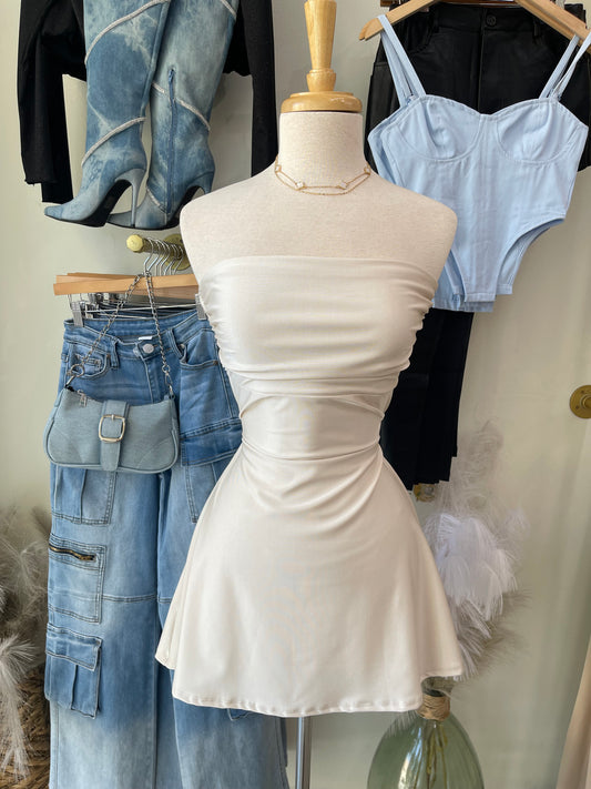 Zahra Ivory Dress