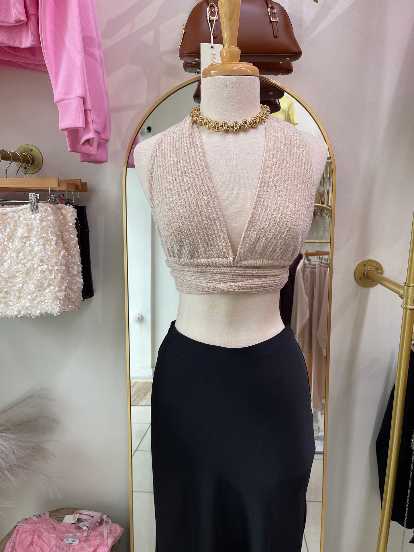 Knit Bow Top