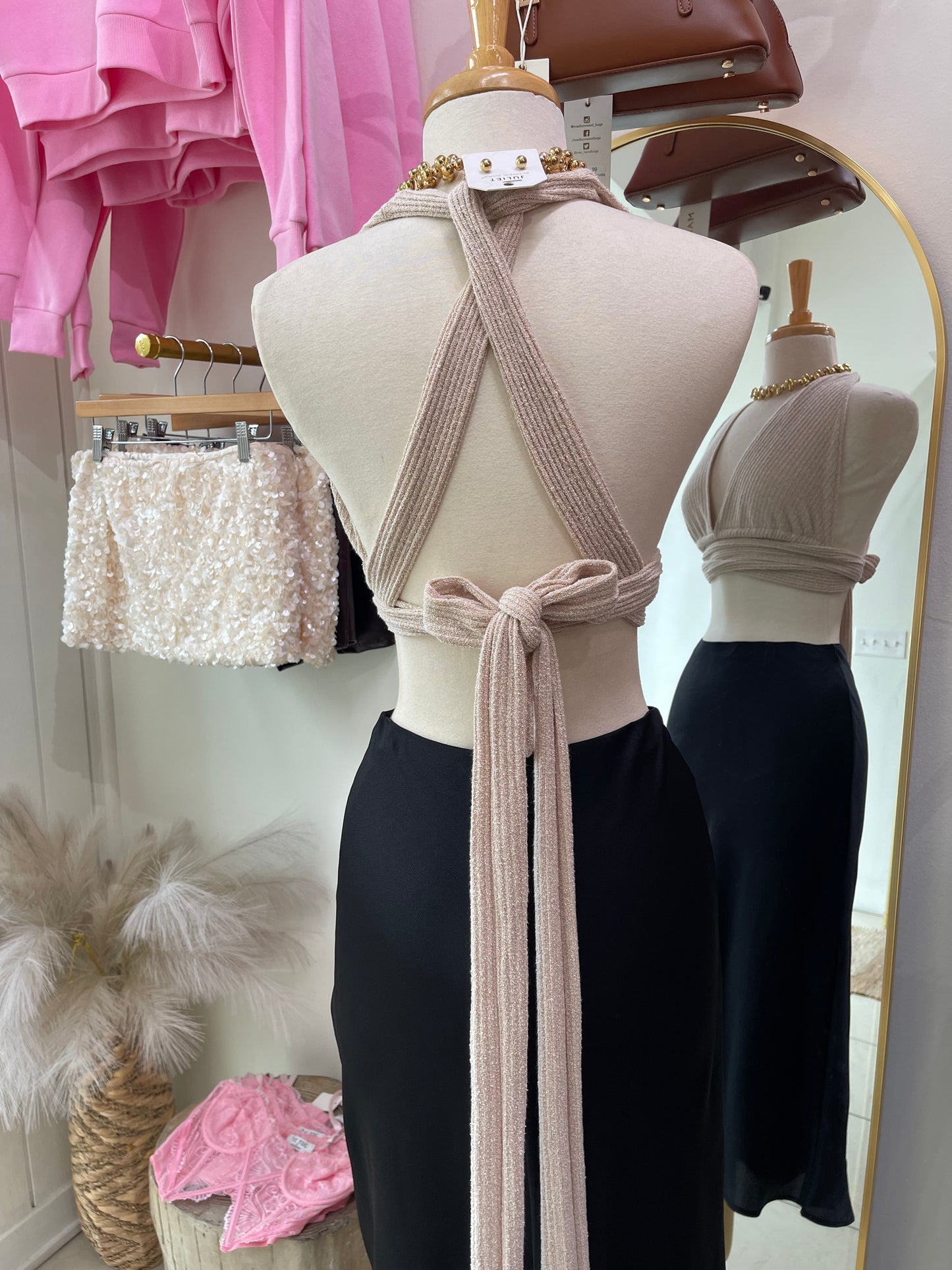 Knit Bow Top
