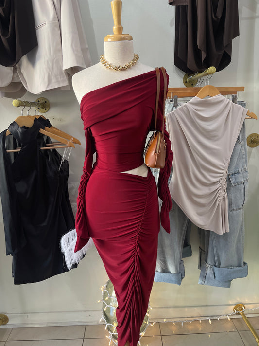 Burgundy Holiday Set 🍷