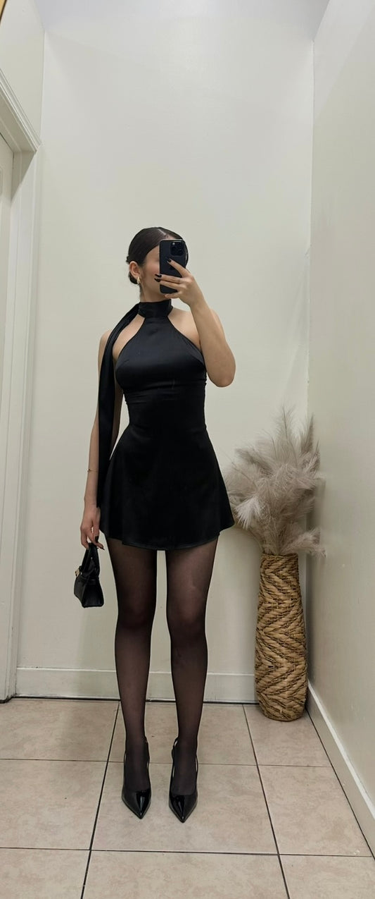 Satin Tassel Dress 🪩