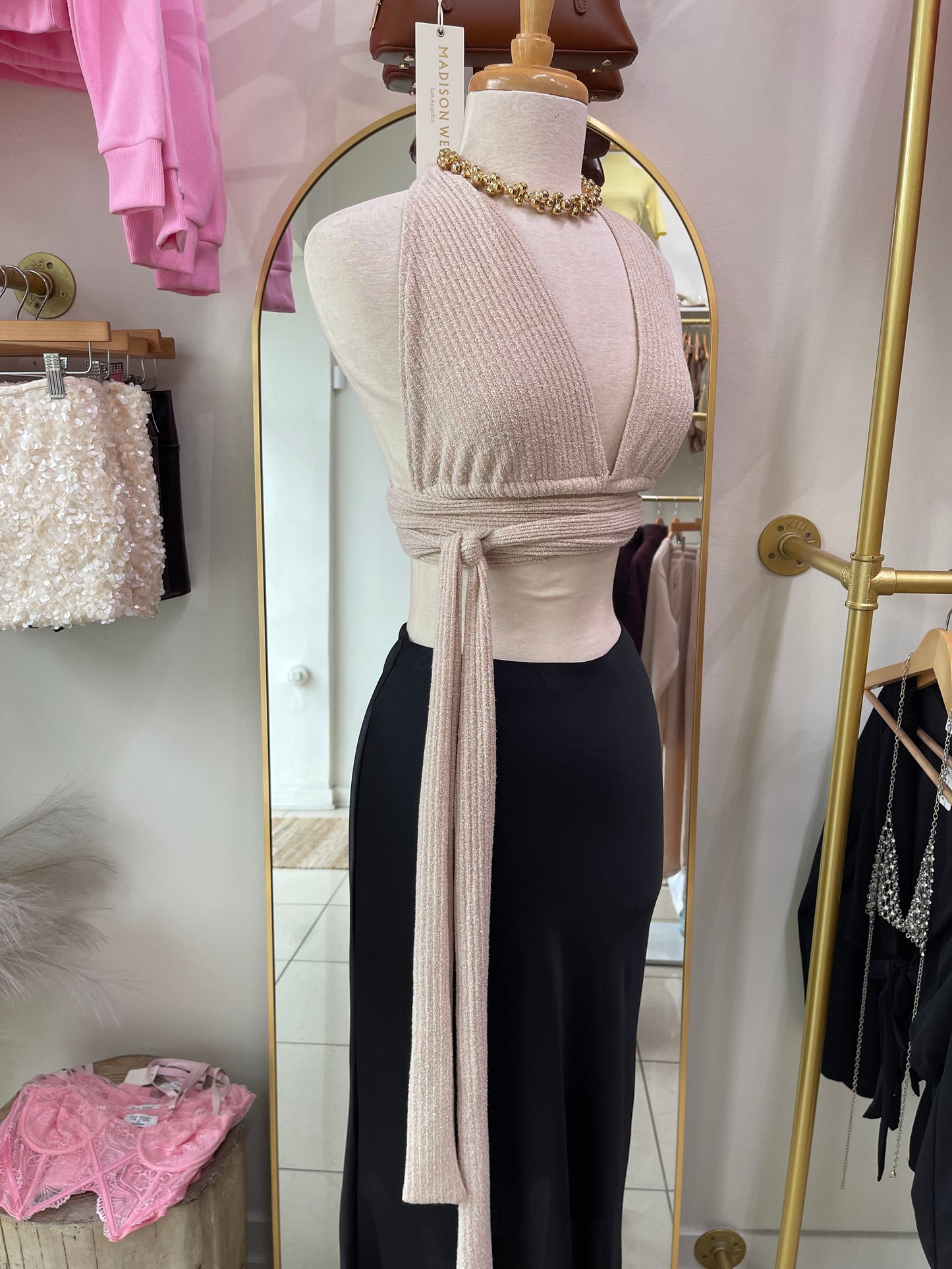 Knit Bow Top