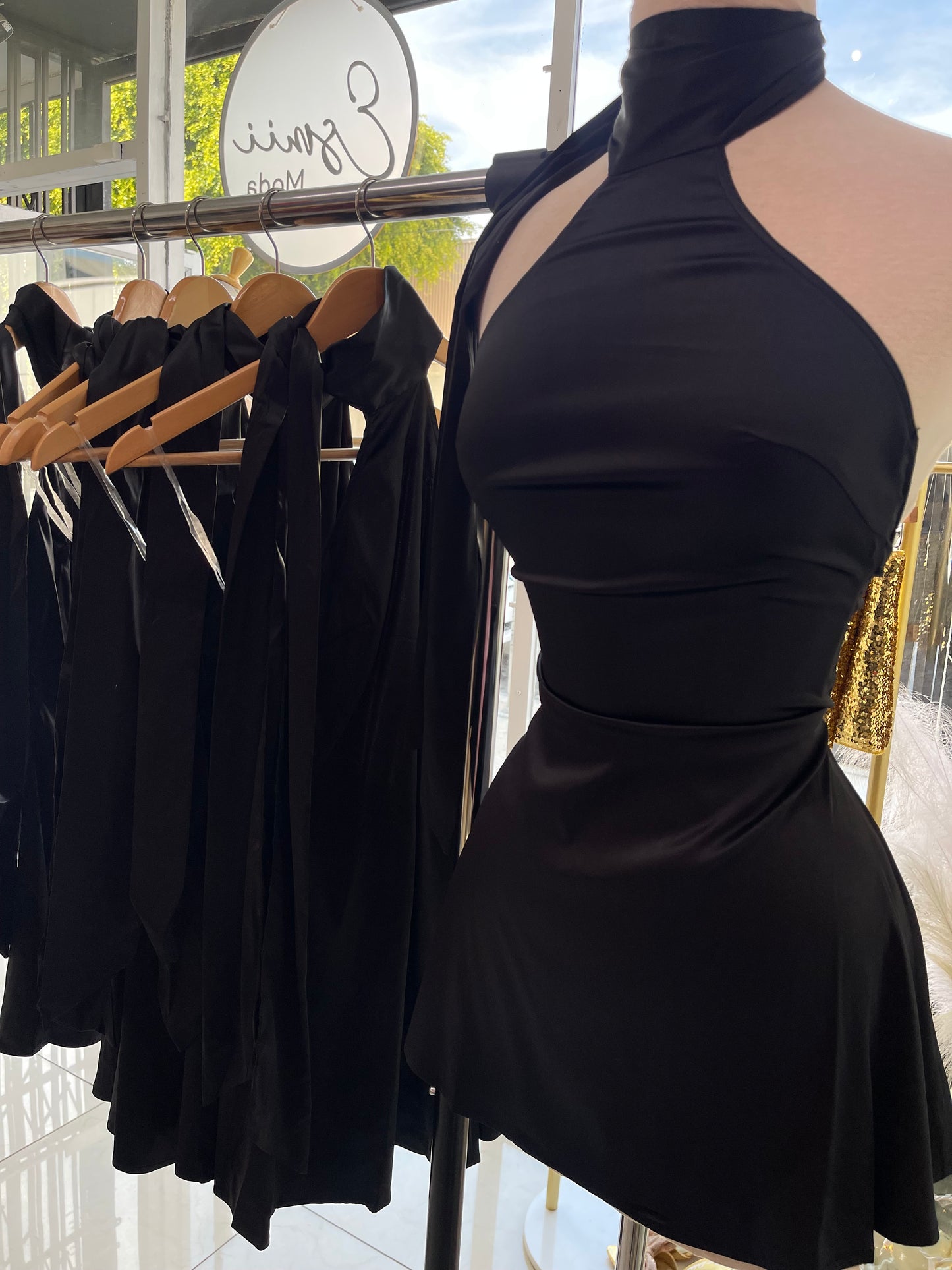 Satin Tassel Dress 🪩