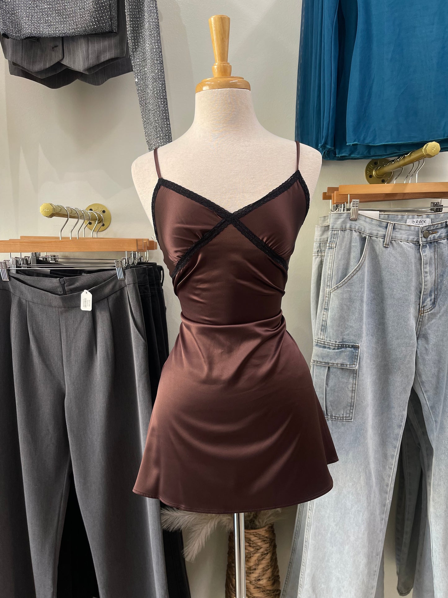 Satin Teddy Dress