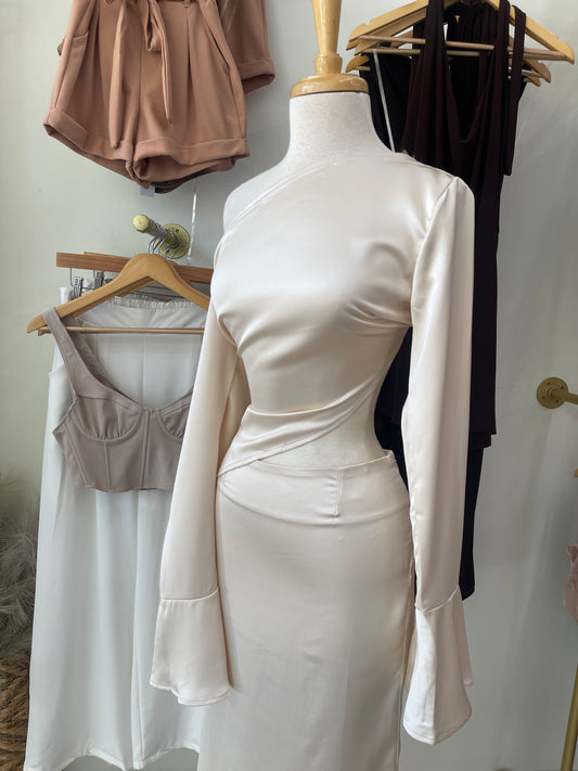 Marcela Satin Skirt