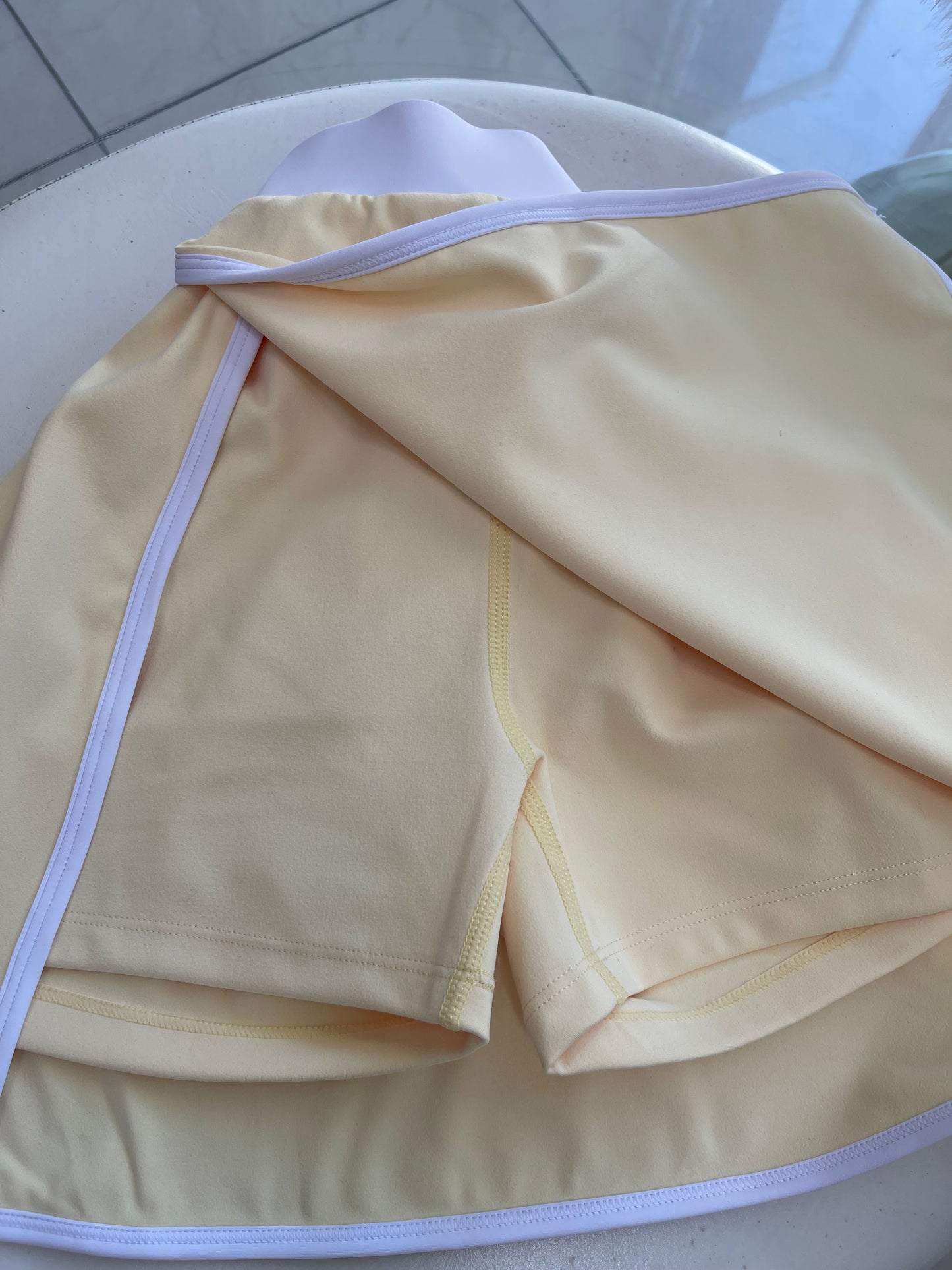 Butter Yellow Skirt Set 🪞✨🍸