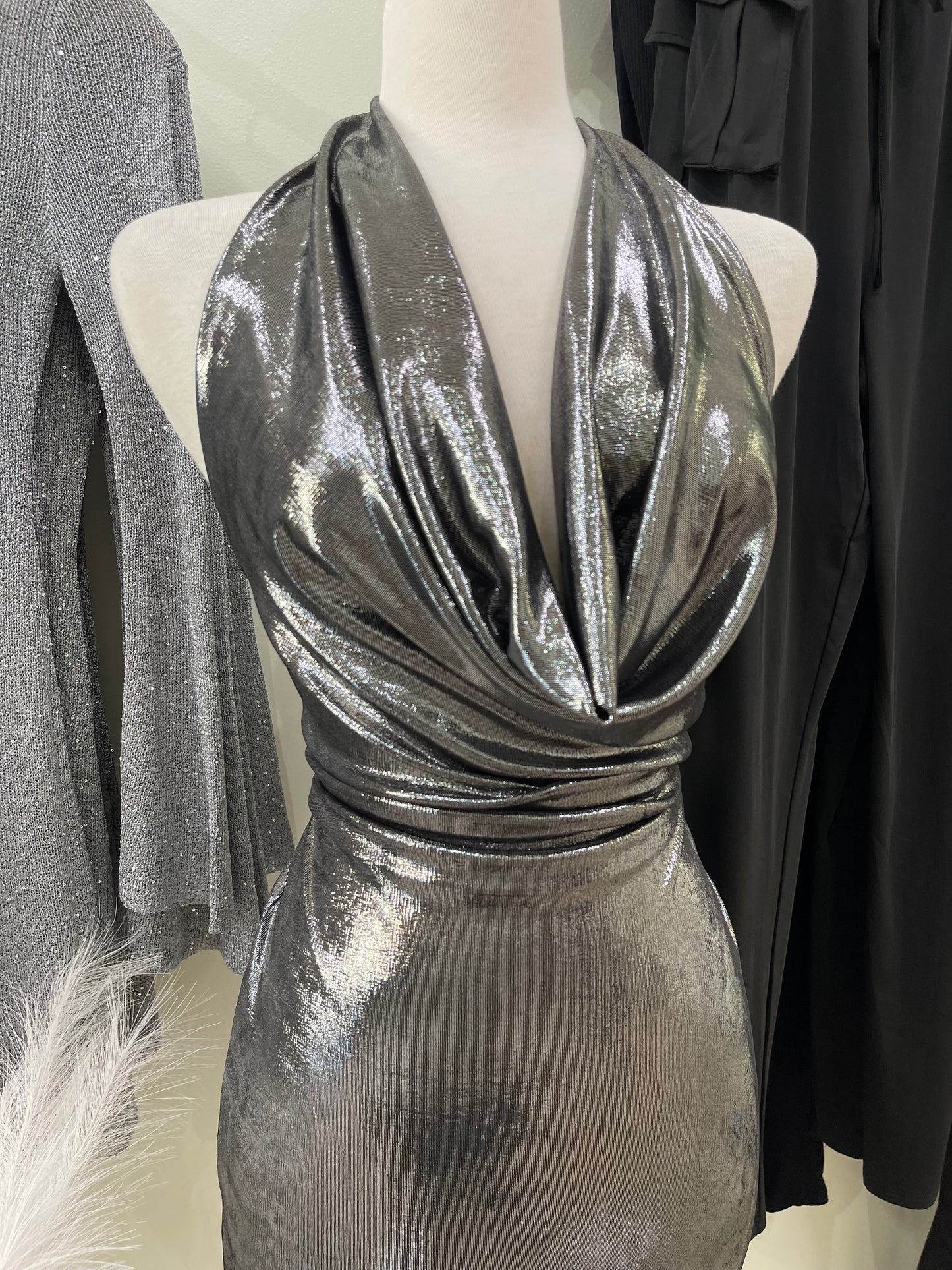 Metallic Cocktail Dress ✨
